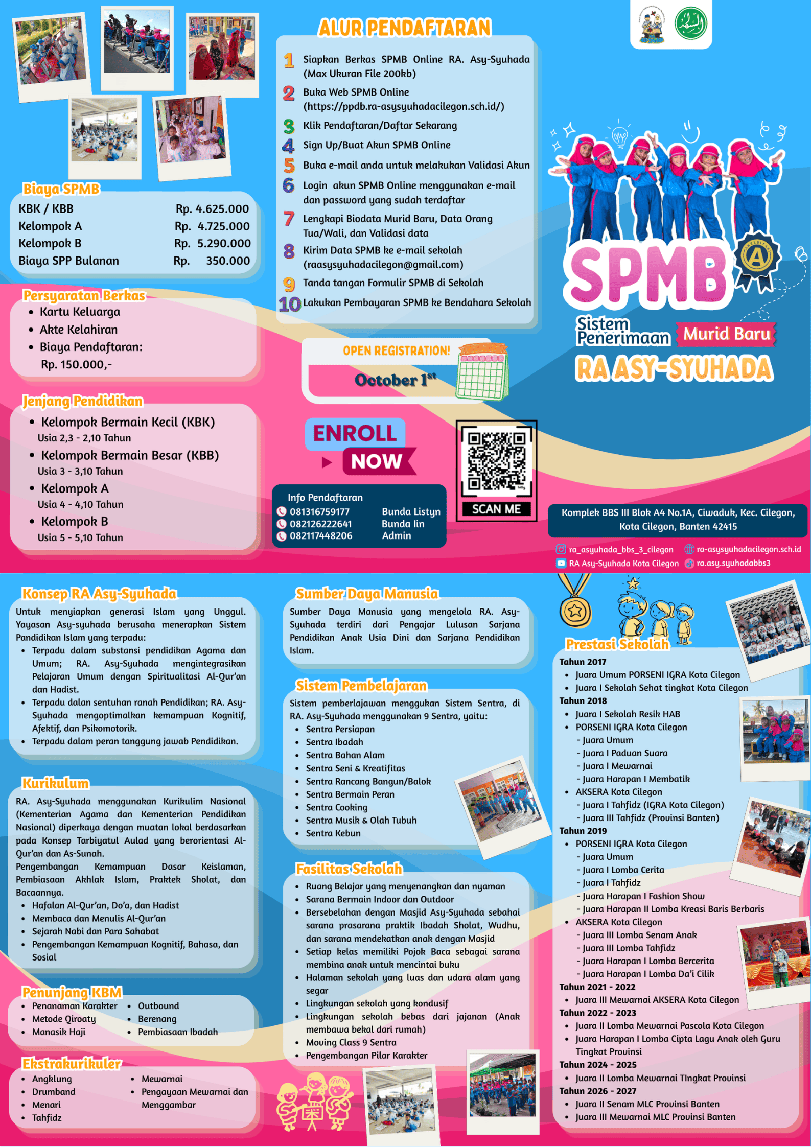 SPMB RA Asy-Syuhada TA. 2027-2028
