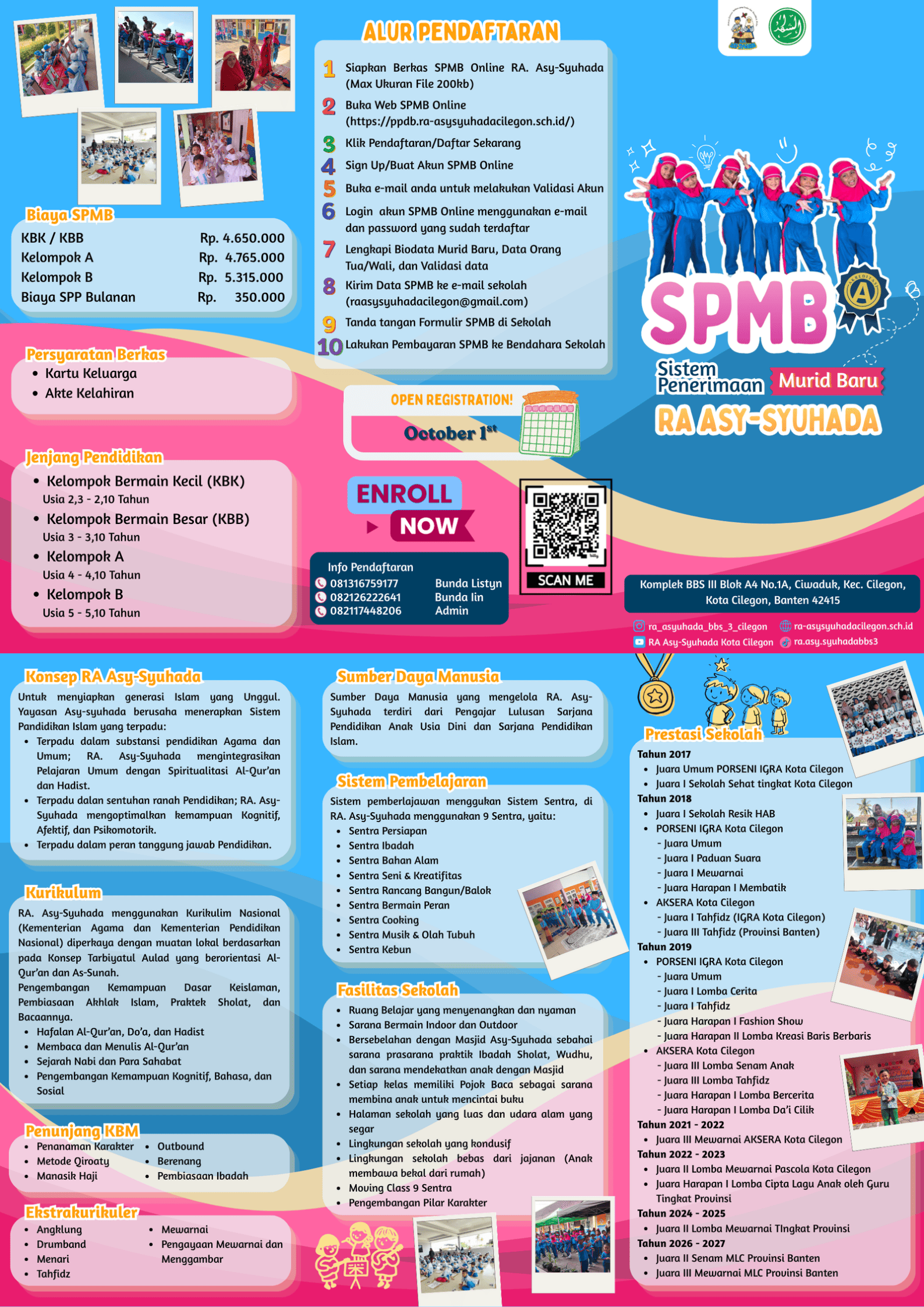 SPMB RA Asy-Syuhada TA. 2027-2028